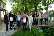 Gruppenbild der Personen im Freien
