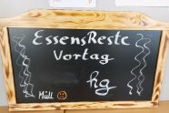 Infotafel Zu Den Lebensmittelresten vom Vortag in Kilogramm