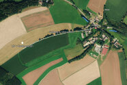 Satellitenaufnahme von Feldern